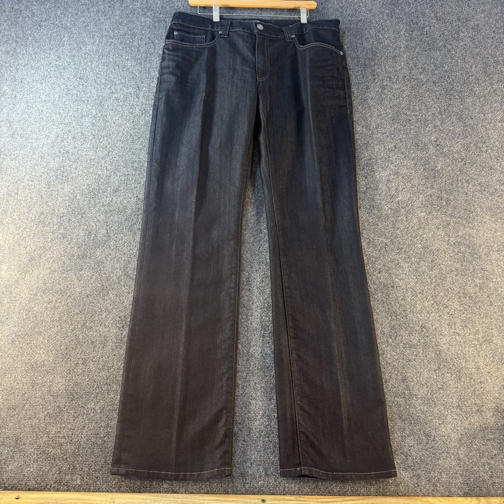 Fidelity Denim Revolution Rinse Jeans Mens 36x31 Dark Wash Bootcut USA Made